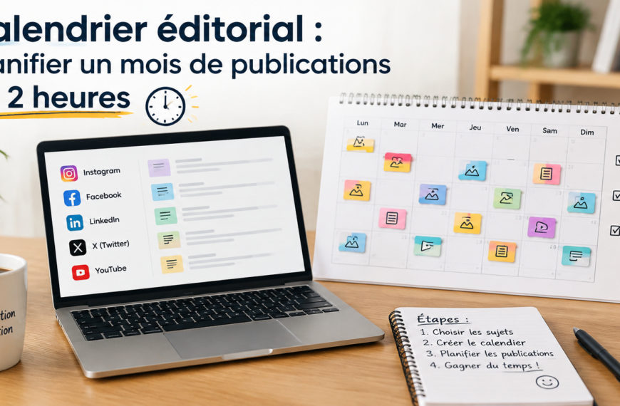 Calendrier éditorial